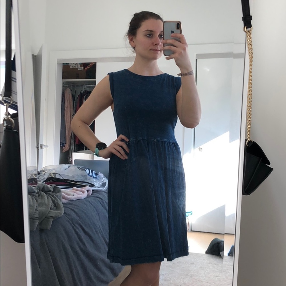 Loft fabric denim style dress